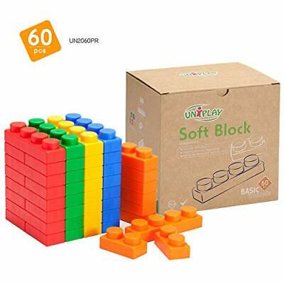 Uniplay Basic Soft Building Blocks — Cognitive Development Toy Educational Bl...